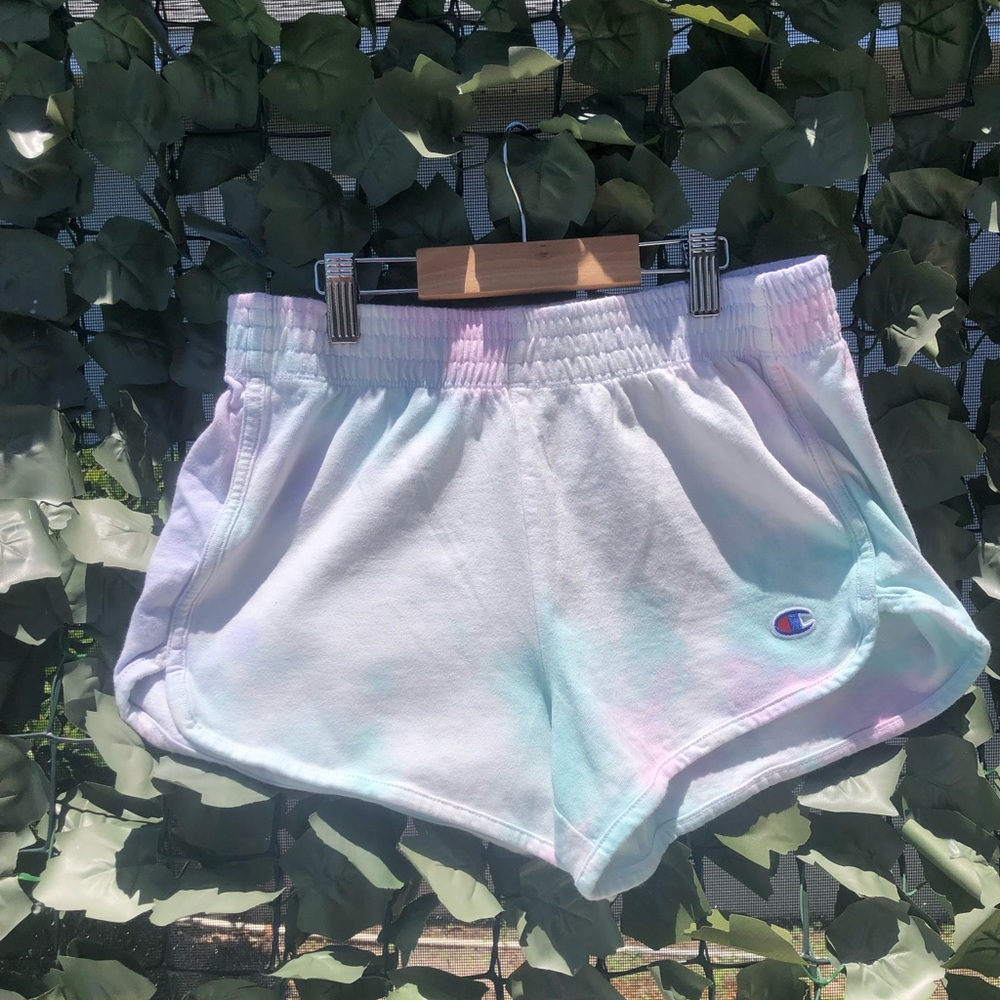 - Champion cloud dye gym shorts